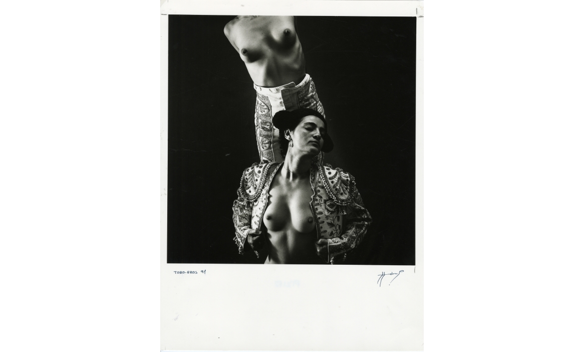 Toro-eros, 1991. Juan José Huelva Esteban. Emulsió d’argent clorobromur virat al seleni CIMIR/ Premis Ciutat de Reus de Fotografia / reg: 01807