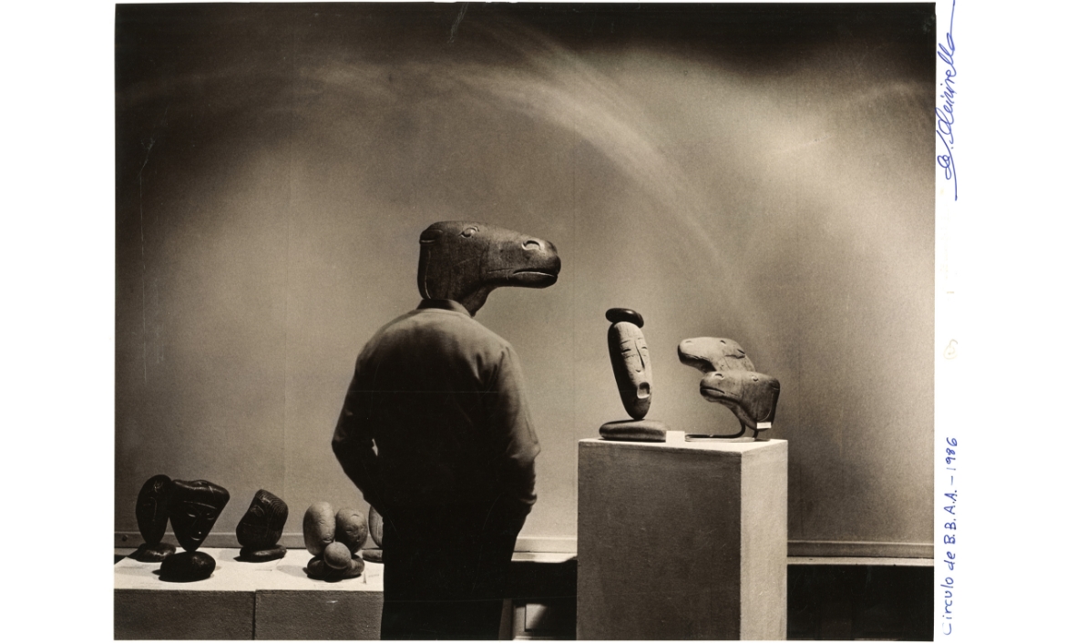 Círculo de BB.AA., 1986. Josè de Juan Chiriviella. Emulsió d’argent clorobromur virat al seleni CIMIR/ Premis Ciutat de Reus de Fotografia / reg: 01931