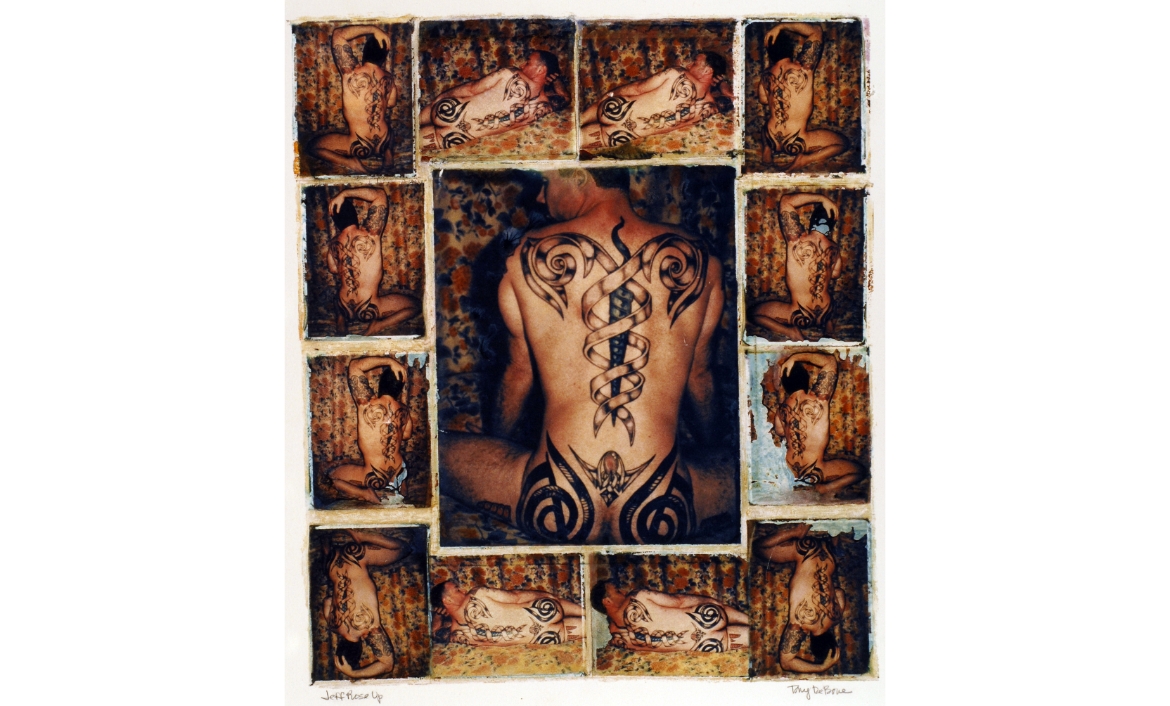 Jeff Rose Up , 2001. Tony de Bone. Polaroid transfer. CIMIR/ Premis Ciutat de Reus de Fotografia / reg: 12154