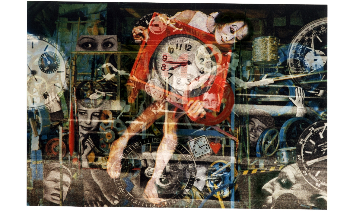 Time presses, Leonid Kostantinov. Colllage  i fotomuntatge CIMIR/ Premis Ciutat de Reus de Fotografia / reg: 12188