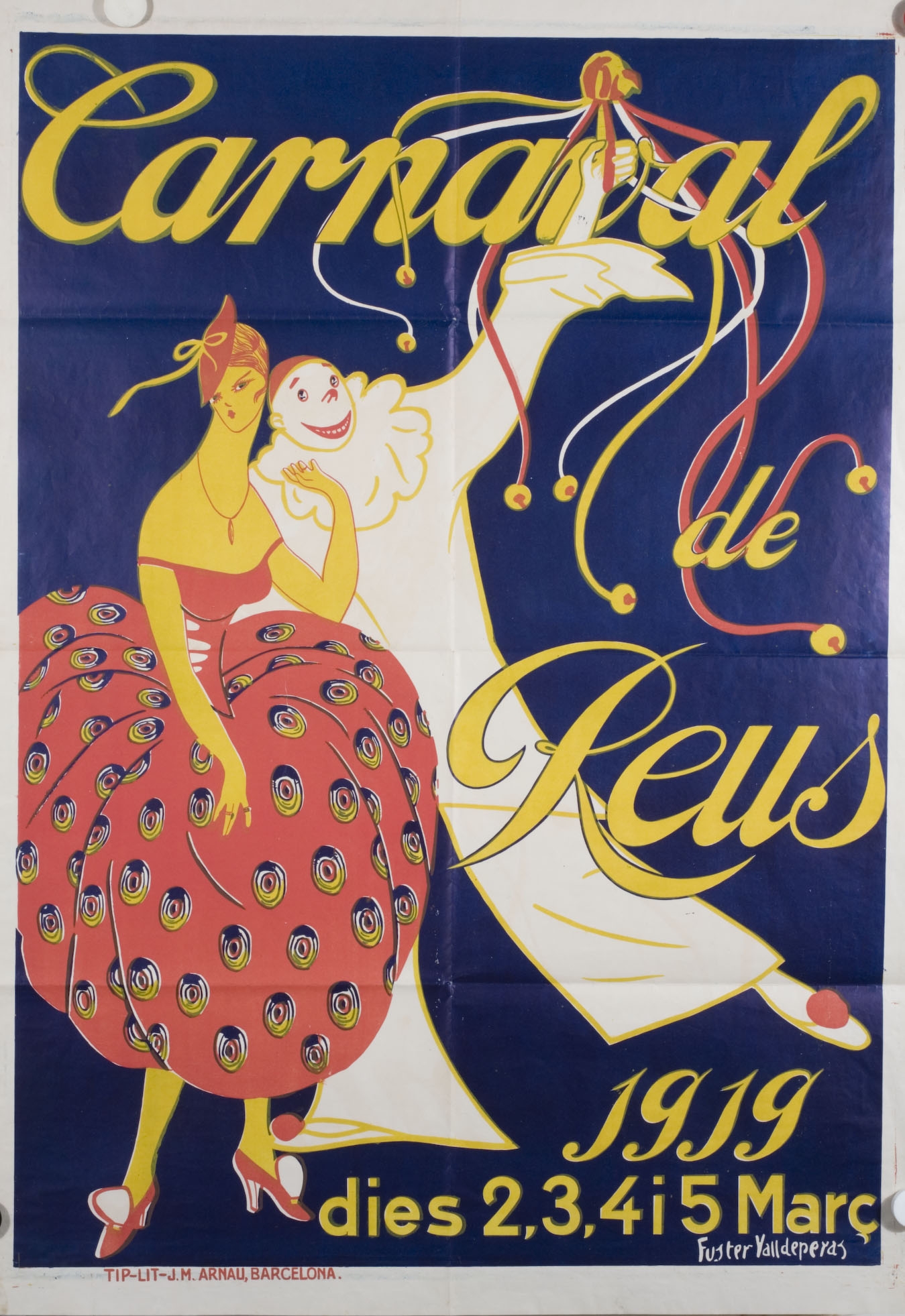 imatge de la noticia El cartell de l'últim gran Carnaval del començament del segle XX