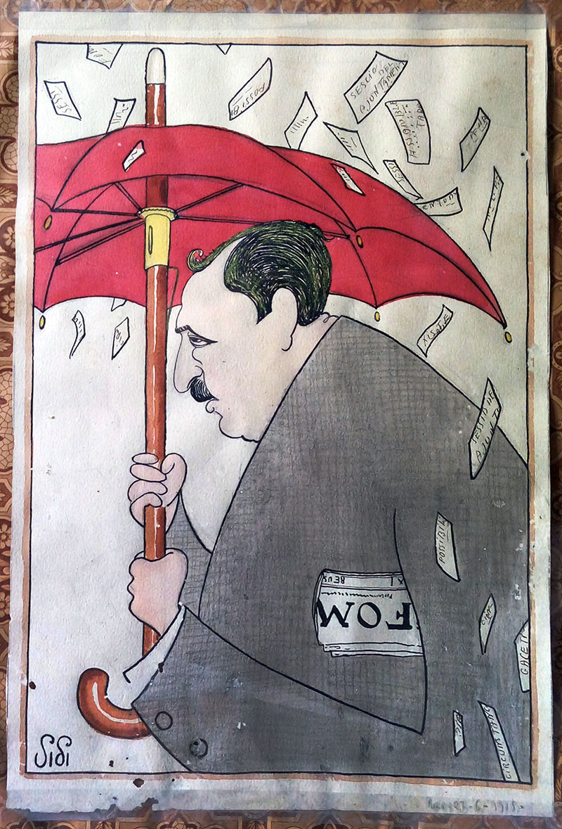 imatge de la noticia Donació al Museu de Reus d’un dibuix signat per Pere Vidiella